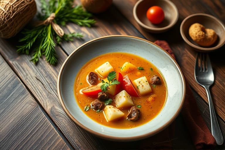 Gulrot- og ingefær-suppe