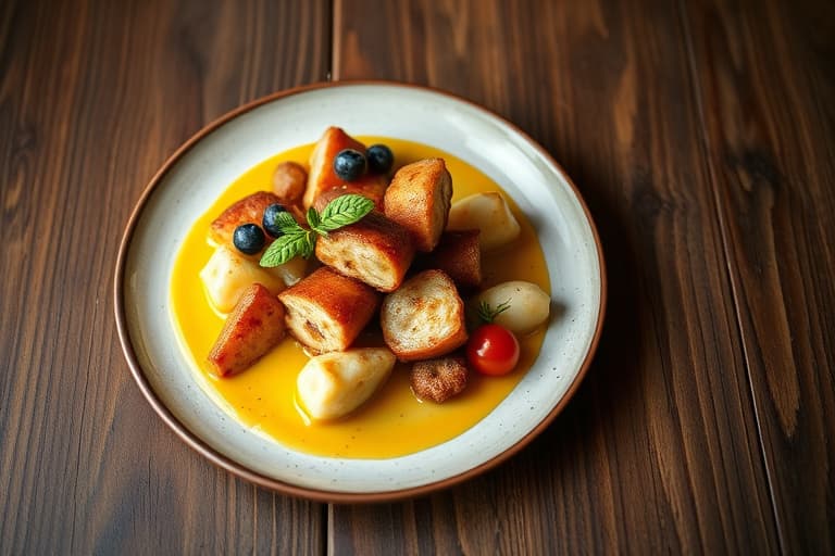 Epler bakt med lønnesirup og pekannøtter