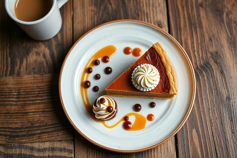 Kaffe- og toffeeiskremtart