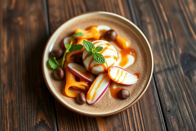 Kahlúa-tilsatt frossen mocha-latte