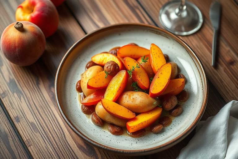 Peach- og bjørnebærpai