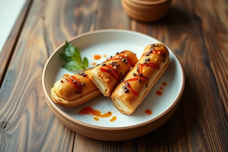 Choux-Nami (laksefylte éclairs)