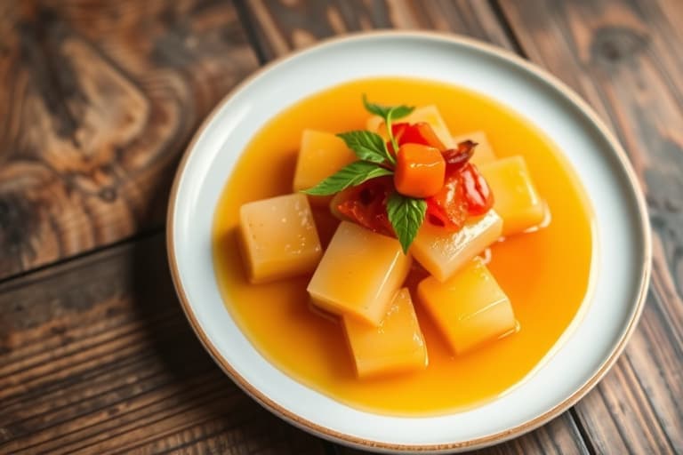 Honning- og mandaringgelé