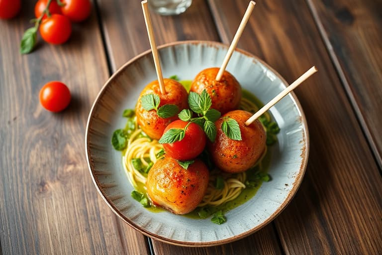 Cherrytomatpesto-pops