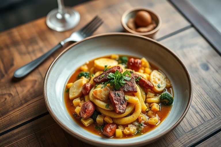 Urtecouscous med gullrais og pinjekjerner