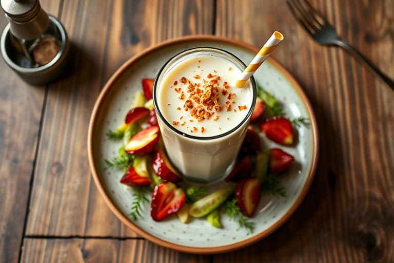 Basic vanilje milkshake