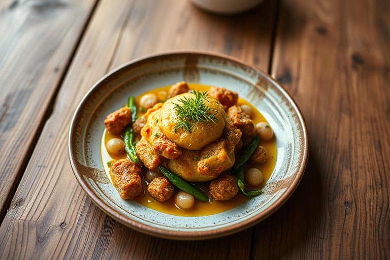 Reker og kreps Etouffé