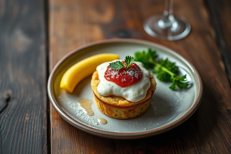 Frokostmuffins med fransk vri