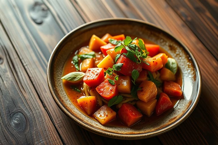 Ritas ovnsbakte ferskensalsa