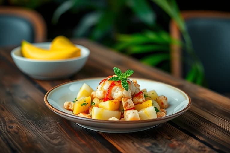 Pina Colada-makroner