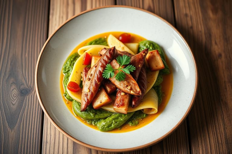 Persisk-inspirert gresskargryte