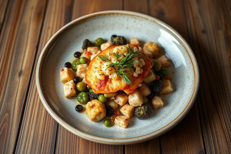 Enkel kalkunfyllingsrull med brøddeig