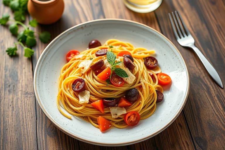 Sommerlig moro pastasalat