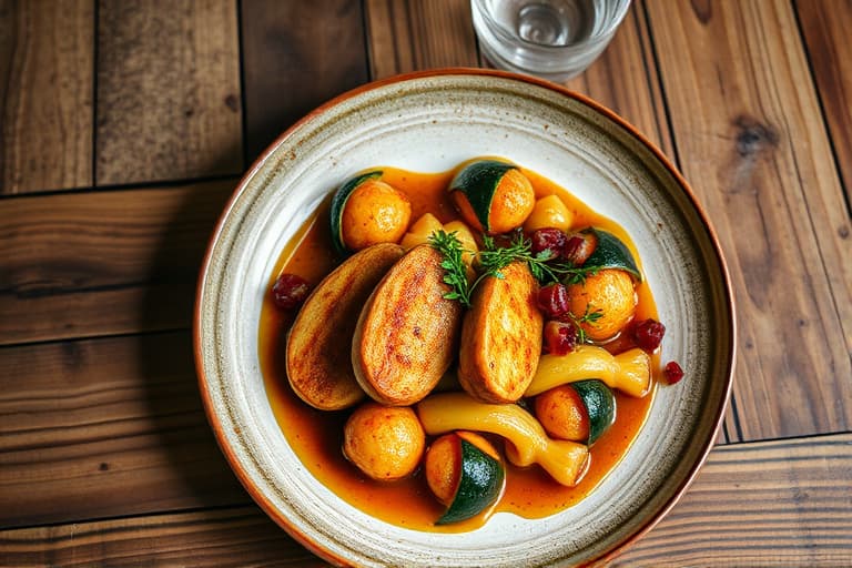 Honning- og ingefærmarinerte gulrøtter