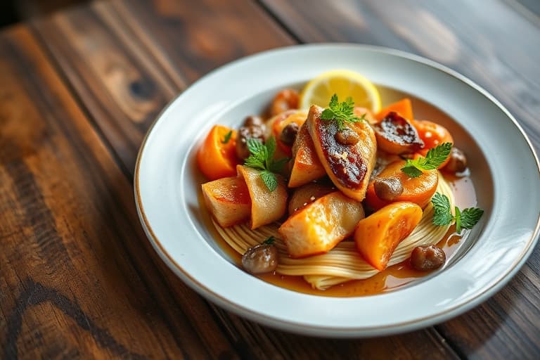 Aprikosbrun sukker skinke