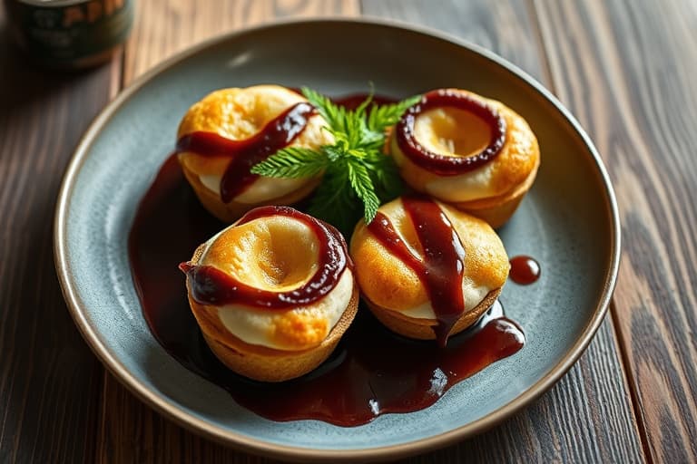 Hasselnøtt- og sjokoladebitermuffins