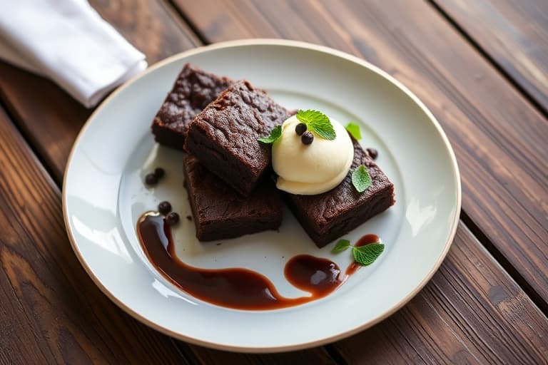 Lauras "Thin Mint"-brownies