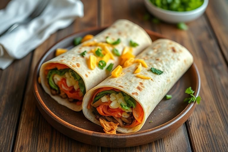 Kraftige brokkoli- og cheddar-burritos