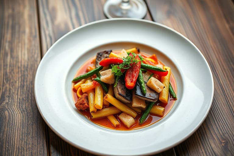 Kinesisk kylling- og risrett i leirgryte