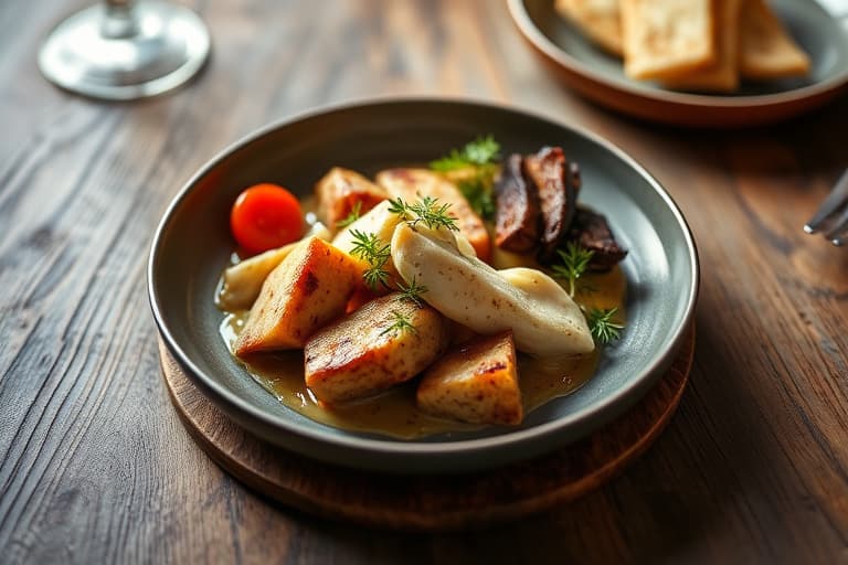 Hvetemelbrød med varmt vann og maisgryn