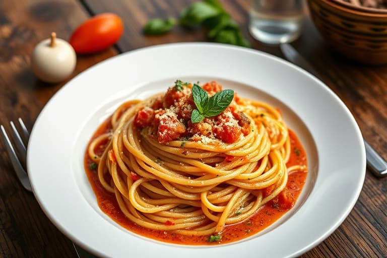 Ikke din gjennomsnittlige spaghetti saus