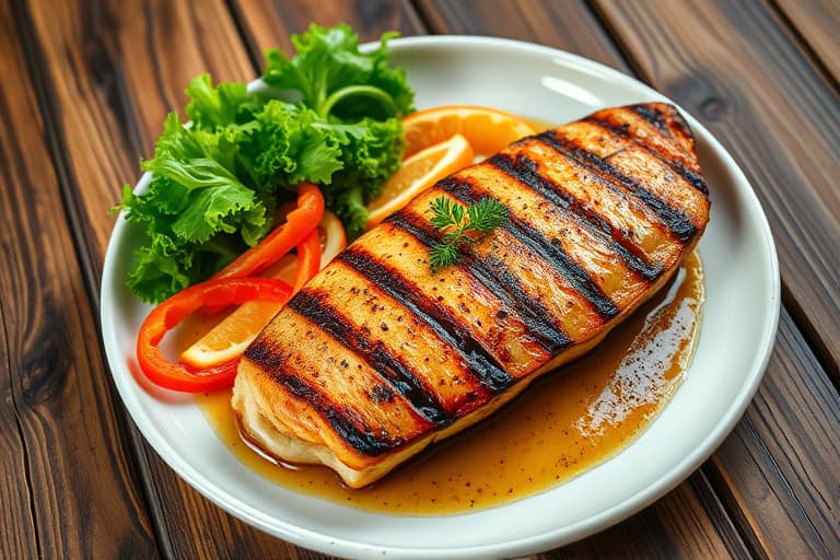 Saftige ekstra krydrede grillede kyllingvinger