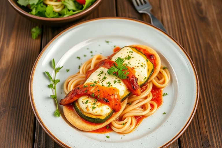 No-Fry Easy Zucchini Parmesan