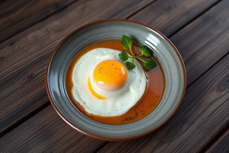 Egg kokt i rik smørkrem