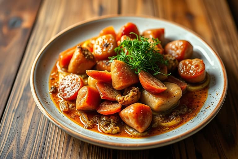 Baconskyllede stuffing-kuler