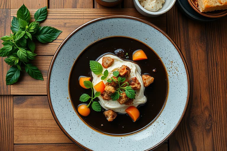 En enkel brasiliansk svartbønnesuppe