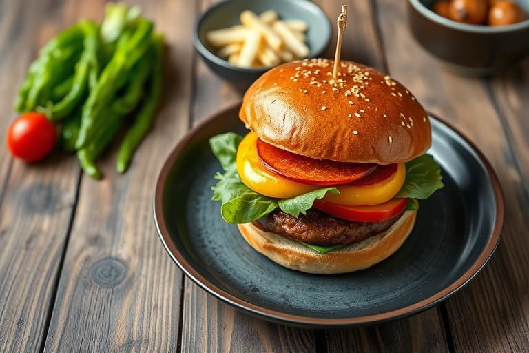 Tyrkisk chorizoburger