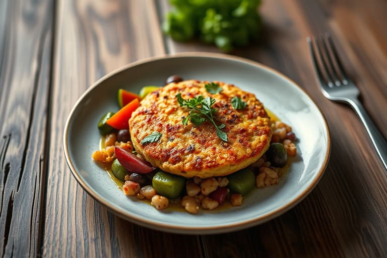 Vegetariske quinoa-frittataer