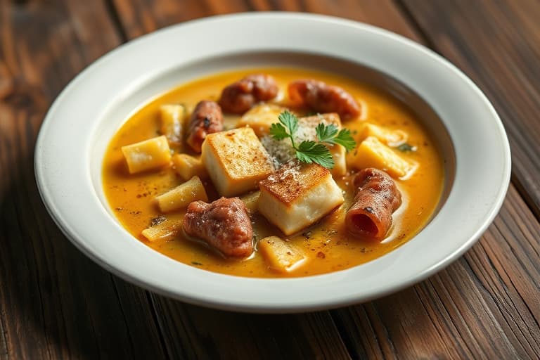 Brokkolisuppe med gratinering