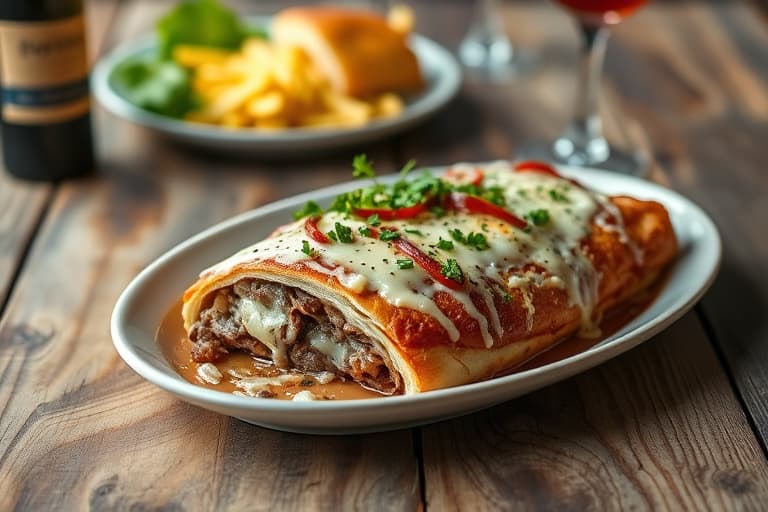 Cheesesteak Stromboli
