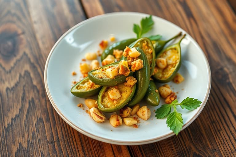 Pistachiofylte jalapeños