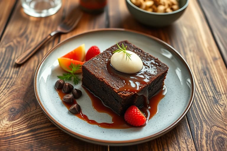 Pesach-sjokoladekake med bringebær