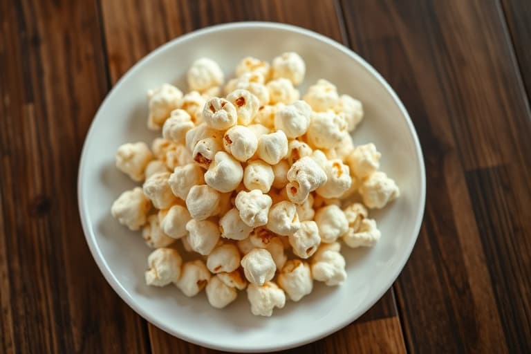 Hvit sjokoladepopcorn