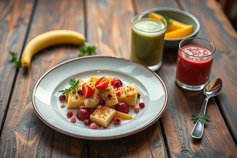 Sukkerfri peanøttsmør og syltetøy; smoothies