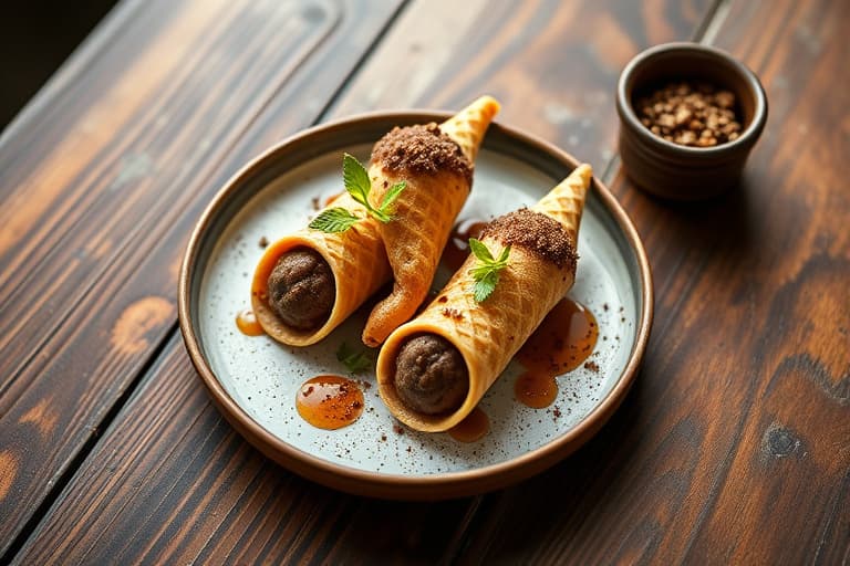 Mud Pudding Cones