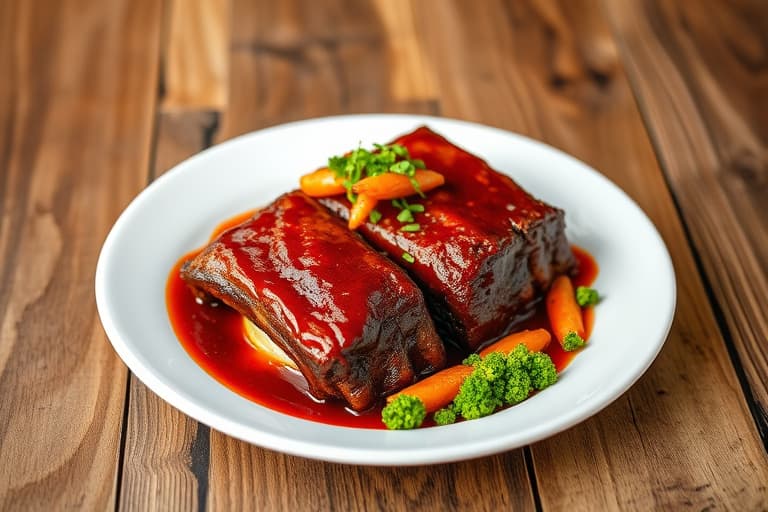 Raspberry Chipotle-back ribs