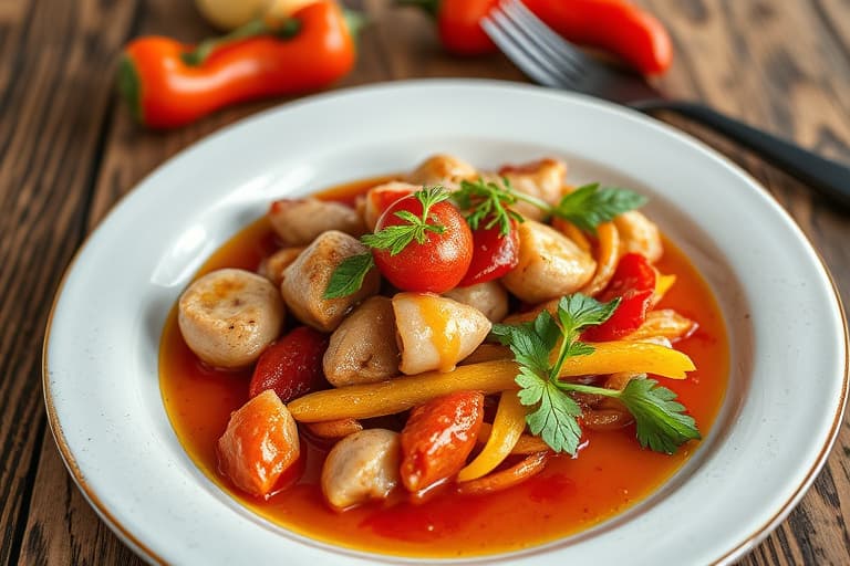 Raske tyrkiske pepperfrukter