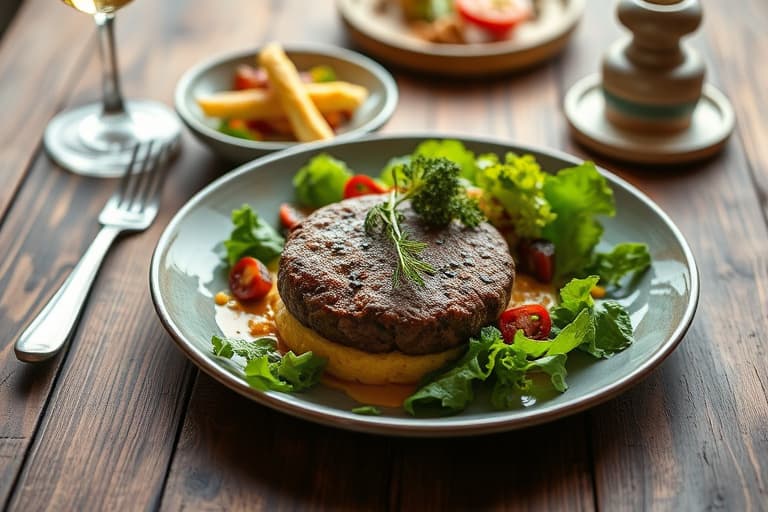 Vegetariske pølseburgerbiter