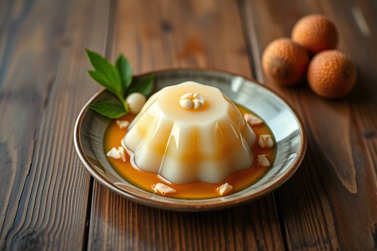 Almond Jell-O® med lychee