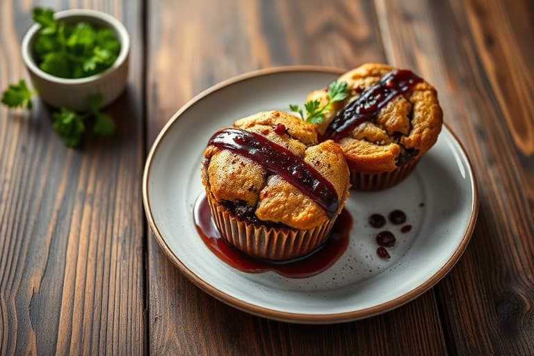 Ris-melksmexikanske sjokoladekaker i muffinsform (uten gluten)