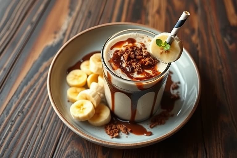 Magic Bullet® banan- og sjokolademilkshake