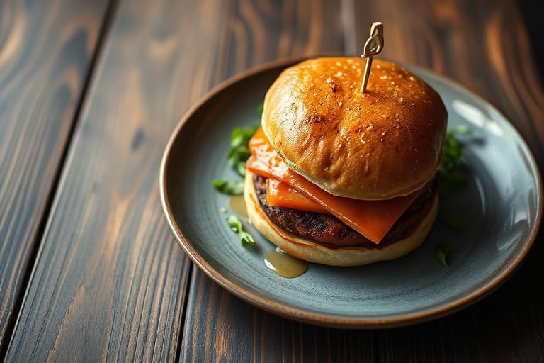 Forhåndslagde pizzaburgere