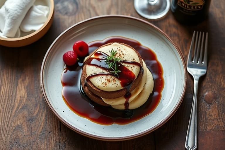 Sjokoladekake og Baileys®-toetasjers ostekake