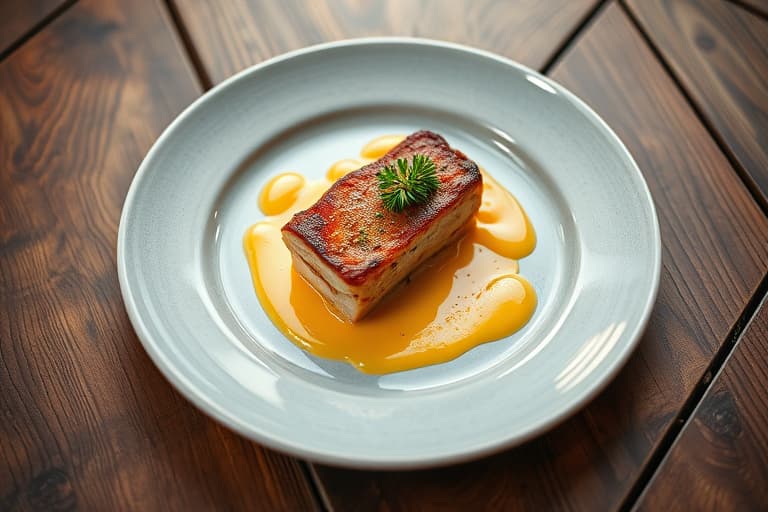 Laks i appelsin- og dijonsaus med krem