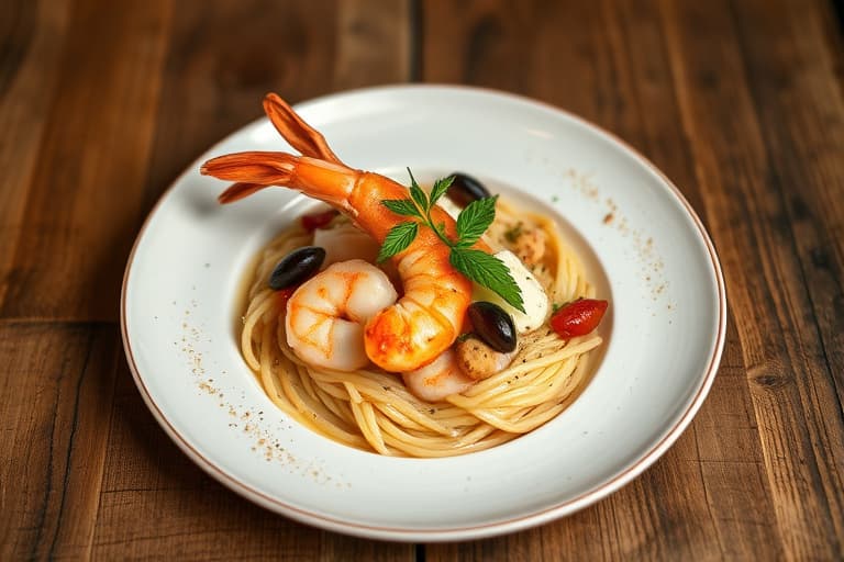 Hvitløksshrimp og aspargesrisotto