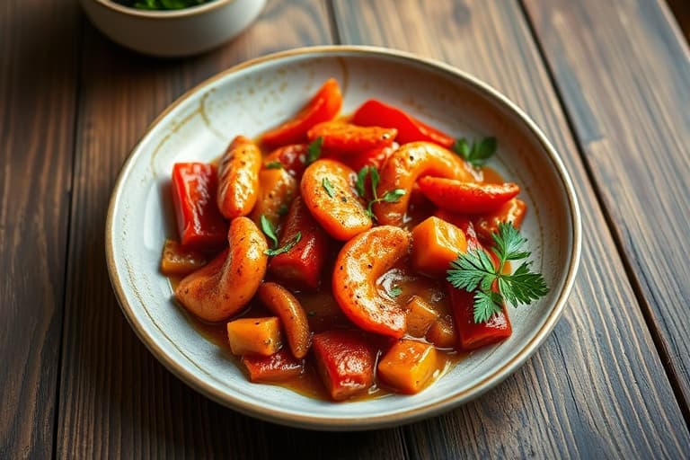 Sydvestlige fylte paprika (lavkarbo)